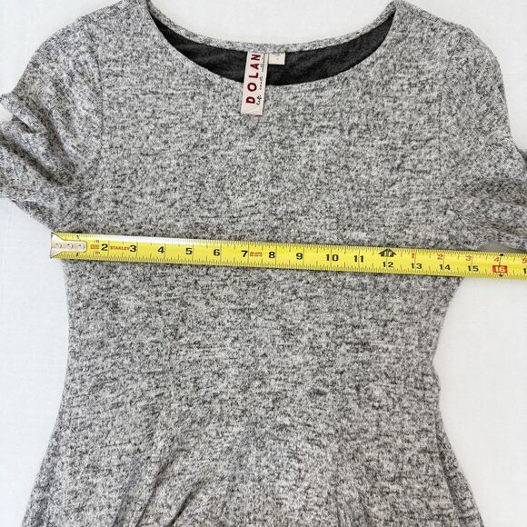 Anthropologie Dolan Left Coast Dress Small Stretch Long Sleeve Fit & Flare Knit - Picture 8 of 9